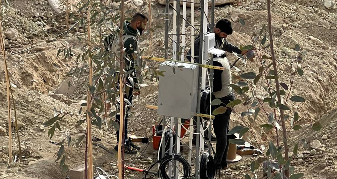 Villas Compound - Installation and guidance of devices